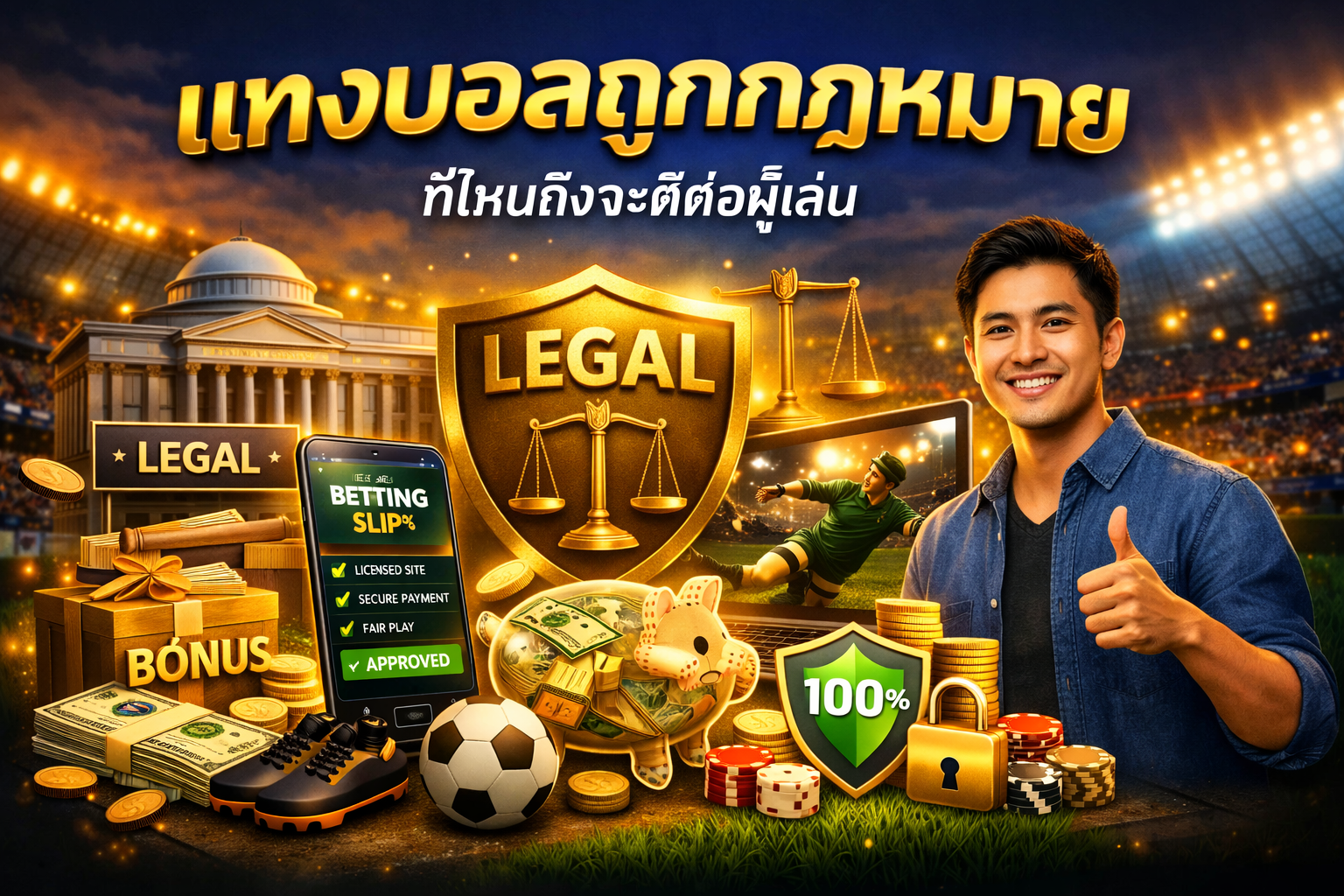 แทงบอลถูกกฎหมาย