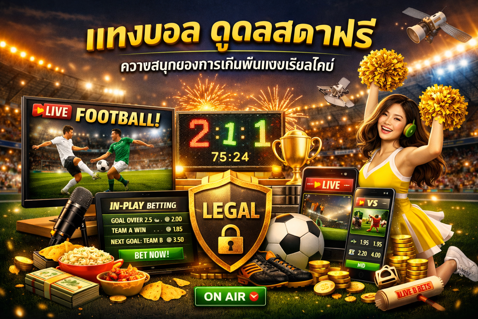 แทงบอล ดูบอลสดฟรี