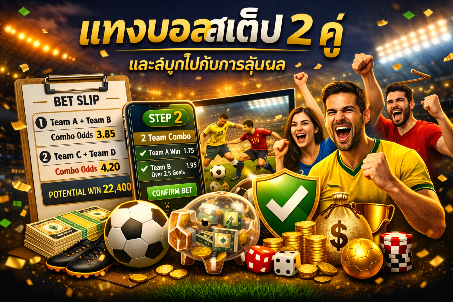 แทงบอลสเต็ป 2 คู่